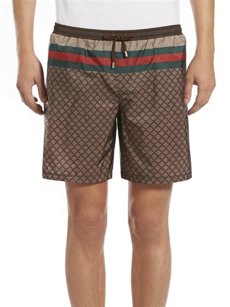 gucci badeshorts herren|gucci swim shorts.